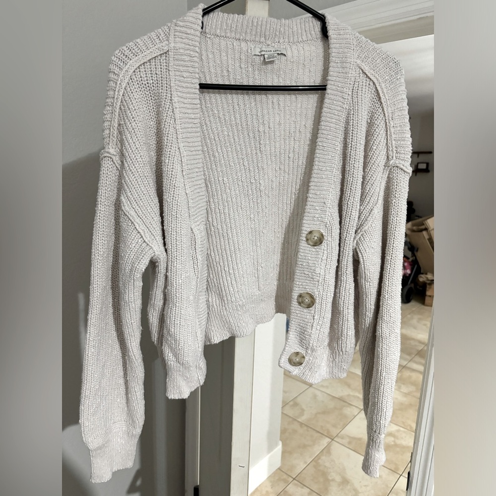 American Eagle crop cardigan